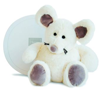 HO2584 - Topo di peluche BOULIDOUX - Bianco