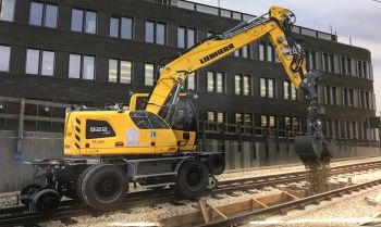 NZG1011 - Escavatore LIEBHERR A922 Rail
