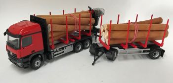 CON78233/0 - MERCEDES-BENZ Arocs trasportatore di tronchi con rimorchio per tronchi