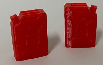 IP51 - 2 taniche di benzina rosse – In miniatura