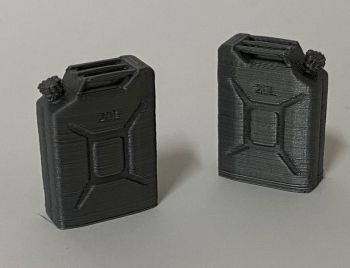 IP52 - 2 taniche benzina grigie – In miniatura
