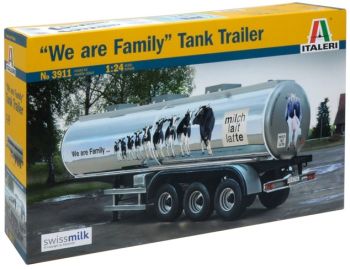ITA3911 - Rimorchio caseificio a 3 assi modello We Are The Family da assemblare e verniciare