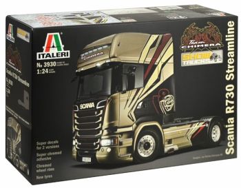 ITA3930 - SCANIA R730 Streamline Team Chimera 4x2 Show Truck modello da assemblare e verniciare