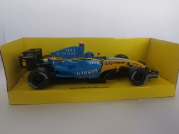 NEW01813 - Renault F1 FERNANDO ALONSE 2006 blu e giallo