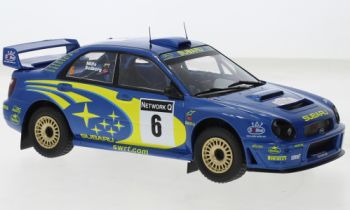 IXO24RAL026B - SUBARU IMPREZZA S7 #6 SOLBERG/MILLS DE GRANDE BRETAGNE 2001 blu