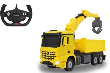 JAM405214 - MERCEDES Arocs con cassone ribaltabile e gru RC