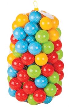 JAM460267 - 100 palline di plastica felici
