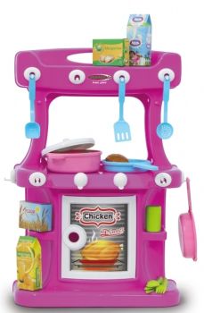 JAM460426 - Cucina rosa Little Cook - 43 pezzi