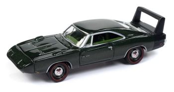 JLPC014-B - Dodge Charger Daytona del 1969, verde, della serie POP CULTURE, ancora nella sua confezione originale.