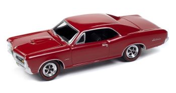 JLPC014-C - Pontiac GTO del 1966 rossa USPS della serie POP CULTURE, ancora nella confezione blister.