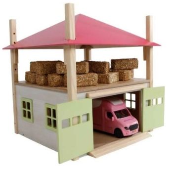 KID610085 - Palazzina con garage e mansarda rosa (Tetto smontabile venduto senza accessori)