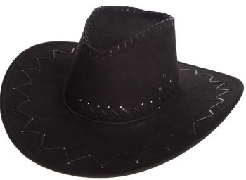 LP00003 - Cappello da cowboy nero
