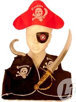 LPE50032 - Kit pirata cappello e accessori