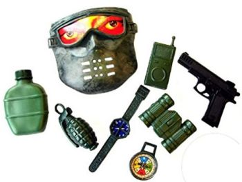 LPE51160 - Kit di accessori militari - 8 pezzi