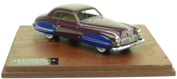 LUX015 - DELAHAYE 135MS Coupé GHIA AIGLE ali blu melanzana limitata a 250 copie