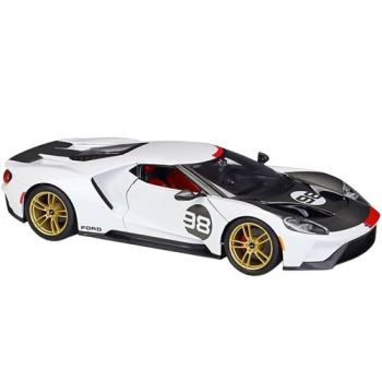 BUR41165 - FORD GT #98 Heritage Collection 2018 bianco e nero