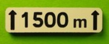 MCD-027 - Segnaletica Oltre 1500 m - In kit