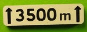 MCD-029 - Segnaletica Oltre 3500 m - In kit