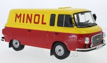 MODMCG18210 - BARKAS B 1000 furgone 1970 MINOL rosso e giallo