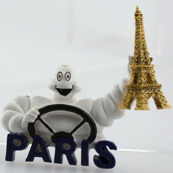 MICHELIN260400 - Magnete guida Bibendum Michelin con Torre Eiffel dimensioni 6 x 6 cm