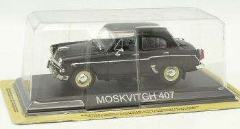 MAGLCMOS407 - MOSKVITCH 407 Berlina 4 porte nera del 1958 venduta in blister