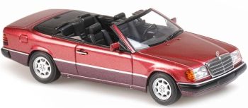 MXC940037030 - MERCEDES BENZ 300 CE-24 cabriolet aperto 1991 rosso metallizzato