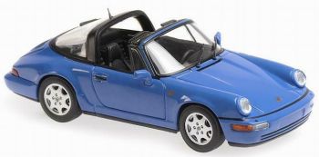 MXC940061360 - PORSCHE 911 Carrera 2 Targa 1991 blu aperta