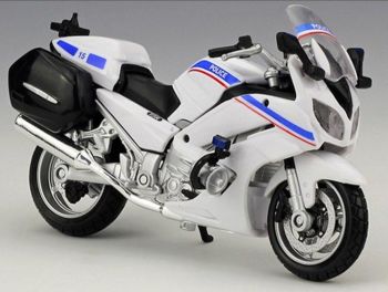 MST32306-C - YAMAHA FJR 1300A Bianco e blu - Polizia