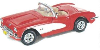 MMX73216ROUGE - CHEVROLET Corvette 1959 rossa