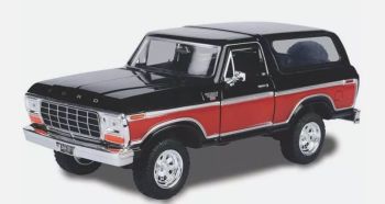 MMX79371BK - FORD Bronco HardTop 1978 Nero e Rosso