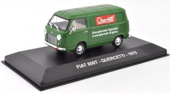 NET0023 - FIAT 850 T 1975 QUERCETTI Furgone pubblicitario giocattolo italiano