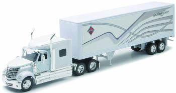 NEW10183 - INTERNATIONAL 6x4 bianco con carrozzeria semirigida bianca 2 assi Marcatura INTERNATIONAL LONE STAR