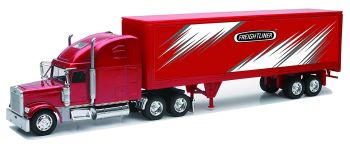 NEW12783 - FREIGHTLINER 6x4 rosso con semiscatola rigida sigla FREIGHTLINER