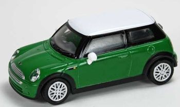 NEW19213K - MINI COOPER tetto bianco verde