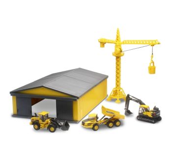 NEW32105 - Box da cantiere con macchine VOLVO