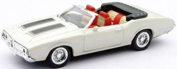 NEW48013N - OLDSMOBILE 442 W-30 1970 cofano convertibile grigio con strisce nere