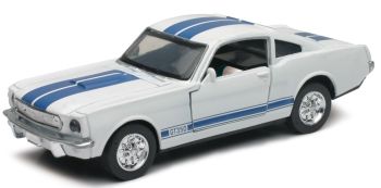 NEW51393C - FORD Shelby GT350 bianca con strisce blu