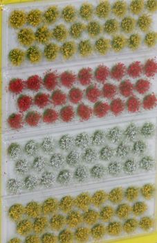 NOC07135 - Confezione da 104 ciuffi di erba fiorita da 6 mm