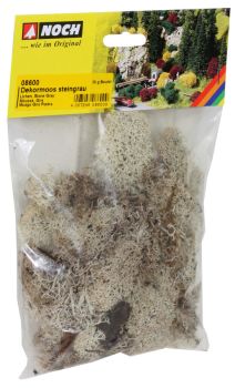 NOC08600 - Borsa floccata in schiuma grigia 35gr