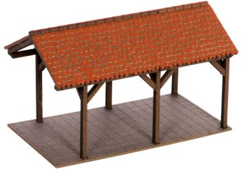 NOC14355 - Posto auto coperto da montare dimensioni 6;5 x 3;5 x 3;8 cm