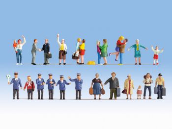 NOC16121 - Set di figurine alla stazione