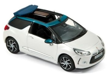 NOREV155298 - CITROEN DS3 Cabrio "Bianco perla e smeraldo" (2015)