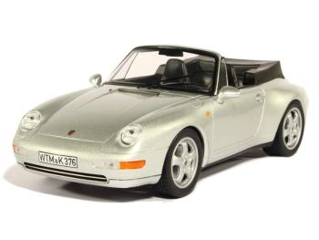 NOREV187592 - PORSCHE 911 Carrera decappottabile silver metal 1994