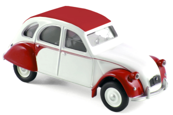 NOREV310514 - CITROEN 2CV Dolly 1986 rossa e bianca