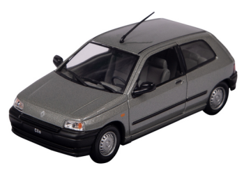 NOREV80928 - RENAULT Clio fase I 3 porte 1990 scatola produttore grigio metallizzato