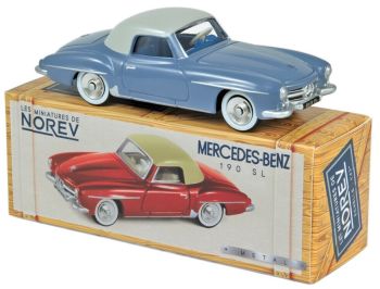 NOREVCL3511 - MERCEDES BENZ 190 SL 1956 blu ti grigio chiaro