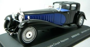 ODE023 - BUGATTI Royale coupé Napoléon blu e nero 1930 limitata a 500 esemplari