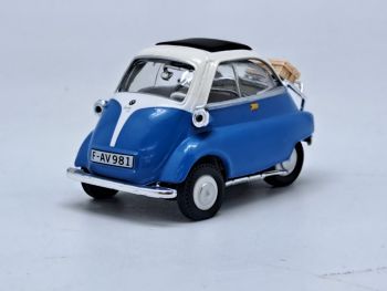CAR12321 - BMW Isetta Blu e Bianco