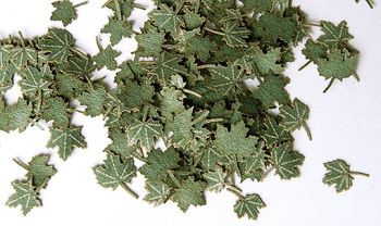 PLS253 - Foglie d'acero verdi in miniatura da 4 mm per diorama