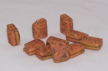 PLS416 - 10 taniche inglesi della seconda guerra mondiale in miniatura da verniciare